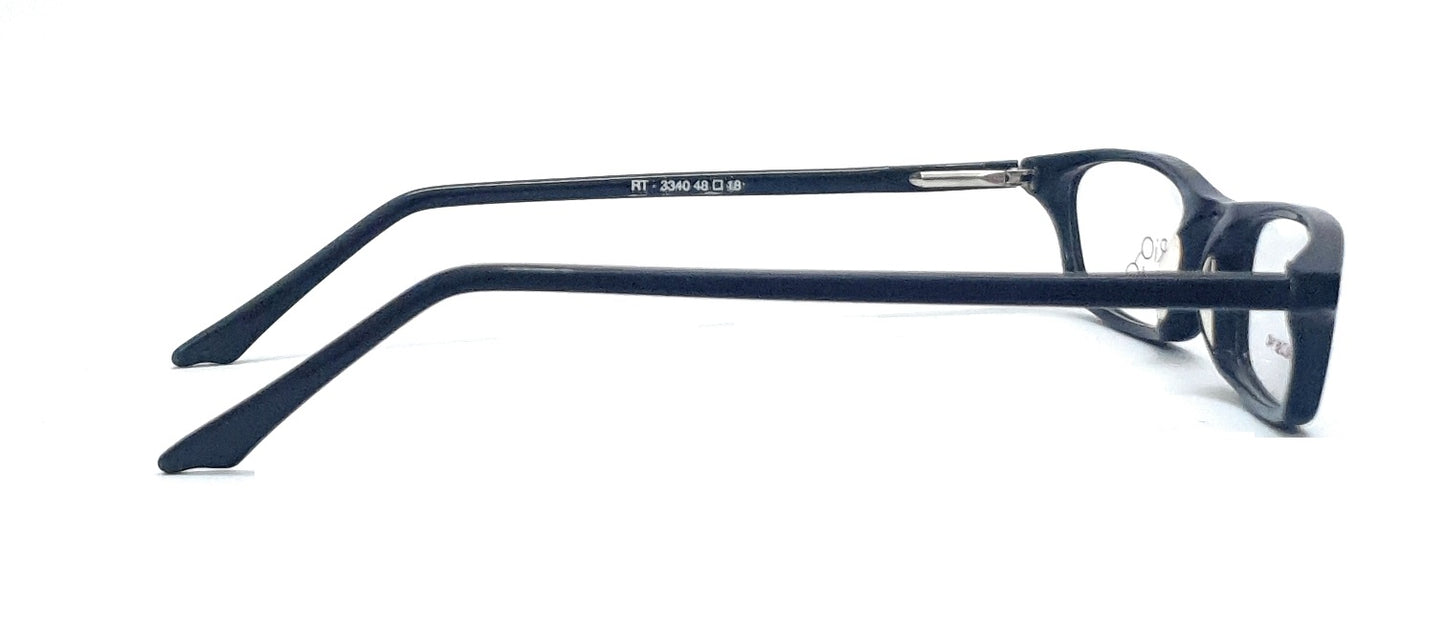 Rio Tinto KIDS Rectangle Eyeglasses RT-3340 Black Spectacle
