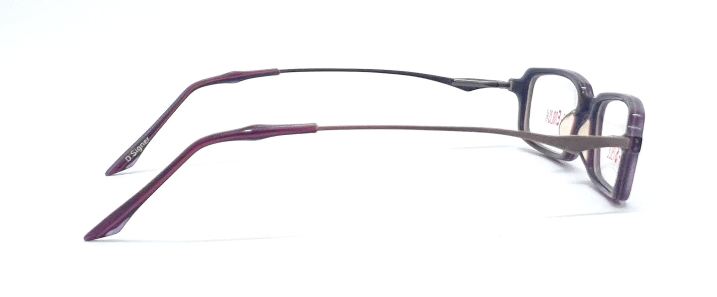 D-Singer KIDS Rectangle Eyeglasses M-1536 Black Spectacle