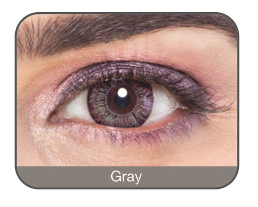 Affaires Color Yearly Contact Lenses Two Tone Gray Color ( 2pcs in Pack )