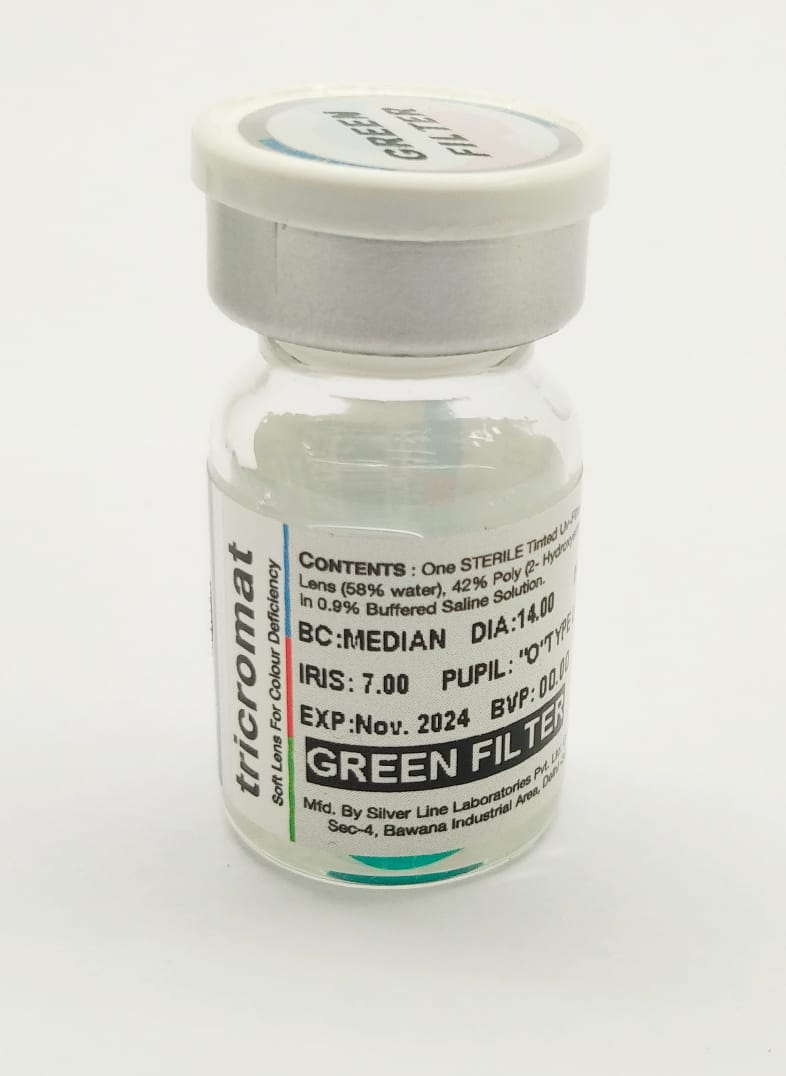 Green Filter X-Chrome Contact Lenses Image