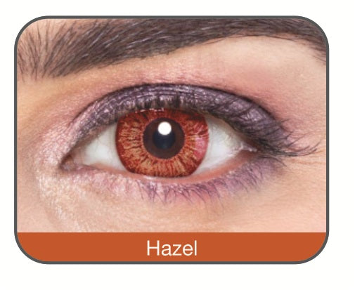 Affaires Color Yearly Contact Lenses Two Tone Hazel Color ( 2pcs in Pack )