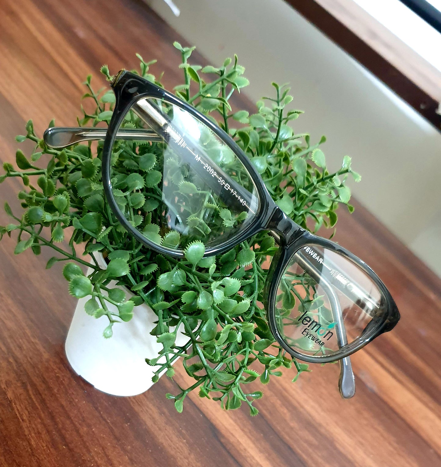 CatEye Eyeglasses Spectacle M-2002 with Power ANTI-GLARE-Reflective Glasses light grey VS-002