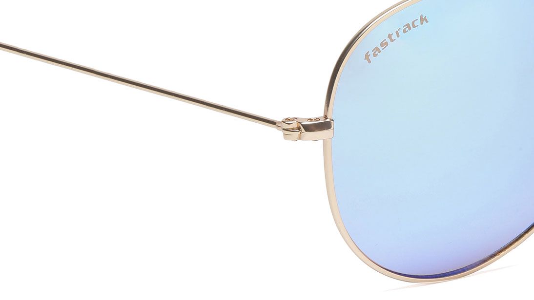 Gold Aviator Fastrack Sunglasses M165BR14