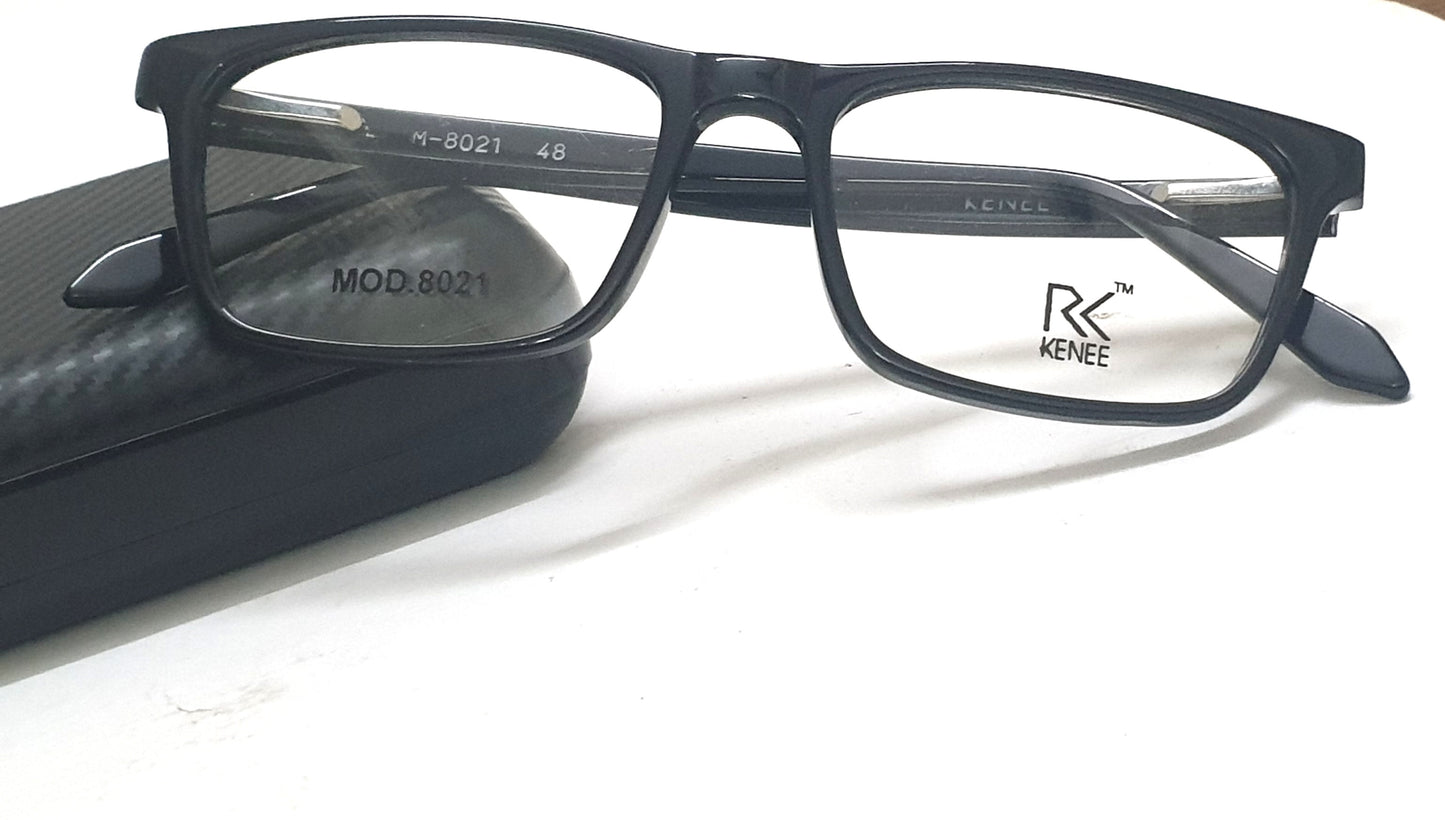 Rectangle Eyeglasses for Kids RK KENEE MOD 8021 Black