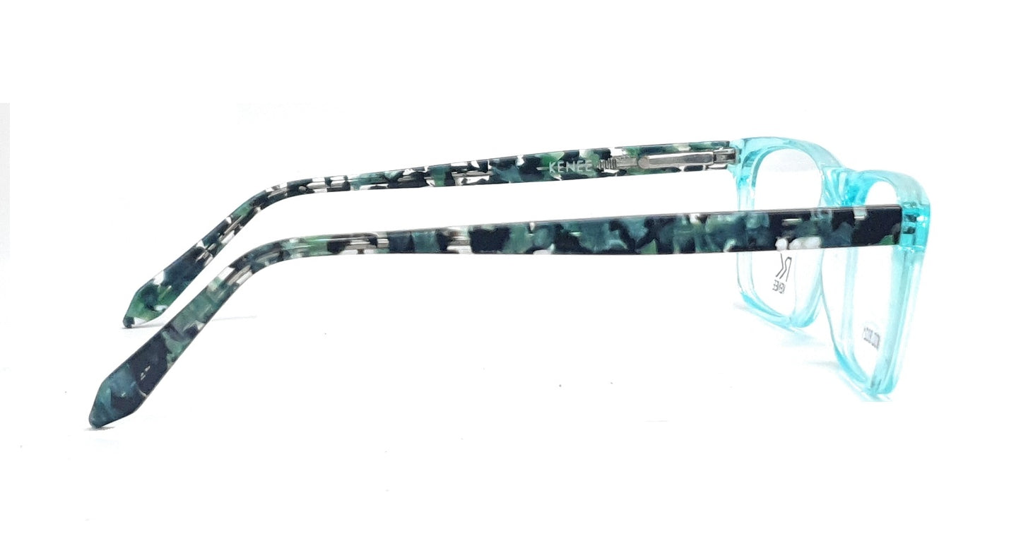 Rectangle Eyeglasses for Kids RK KENEE MOD 8021 Light Blue