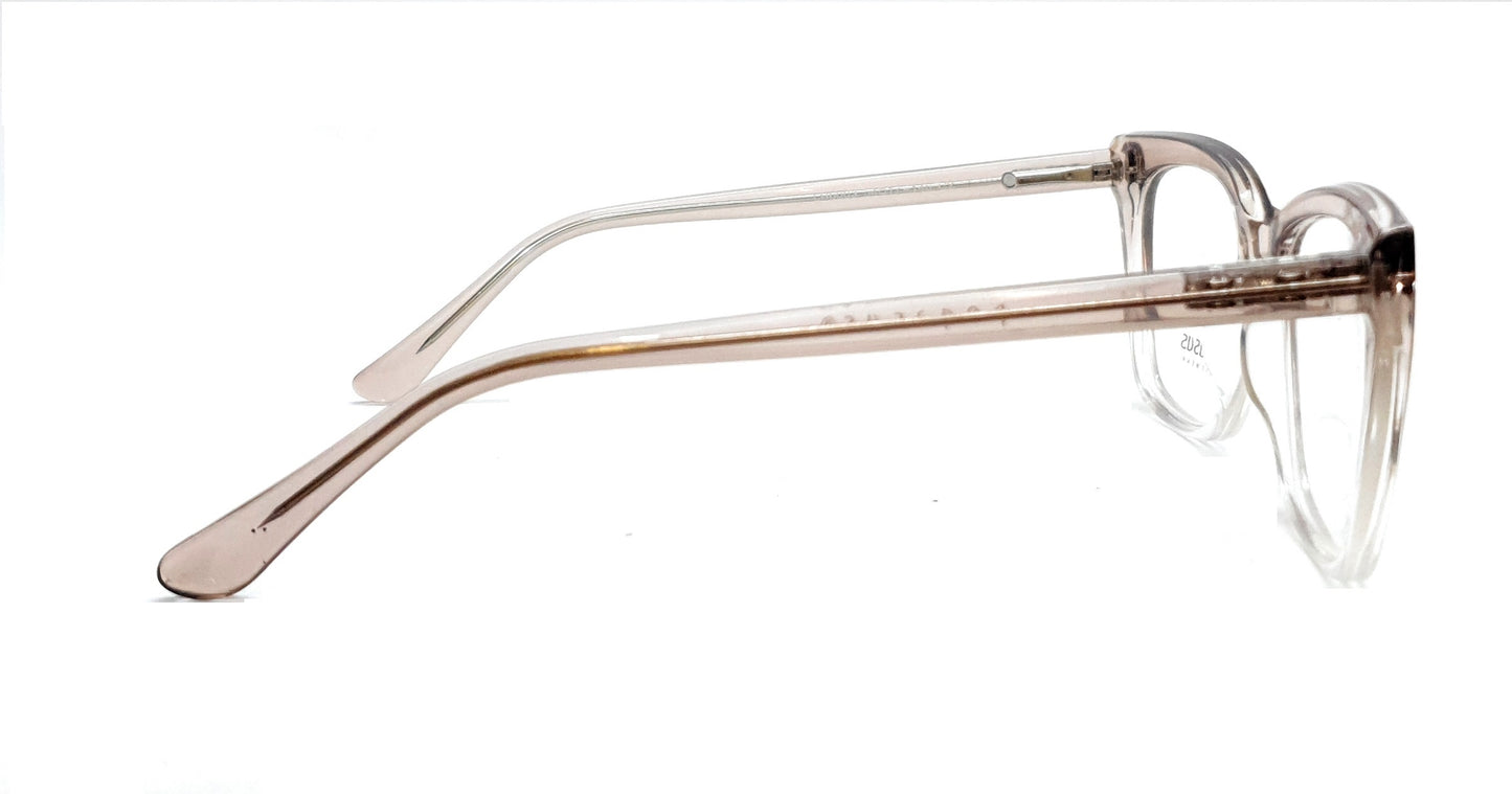 Gradual brown spectacle glasses