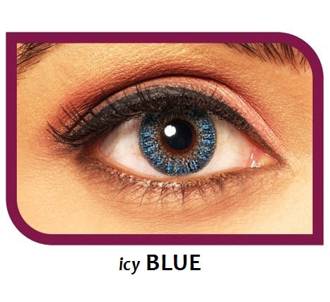 Icy Blue Polylite Monthly Color Contact Lenses Image