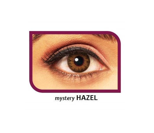 Polylite Monthly Color Disposable Contact Lenses Mystery Hazel ( 2pcs in Pack )