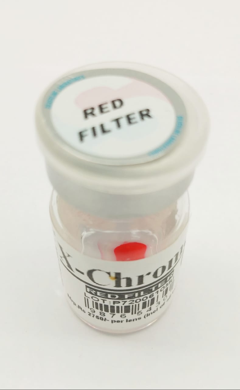 Red Filter X- Chrome Silver Line Laboratories for Color Blind