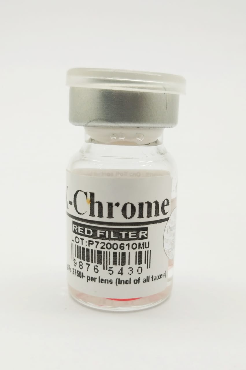 Red Filter X- Chrome Silver Line Laboratories for Color Blind