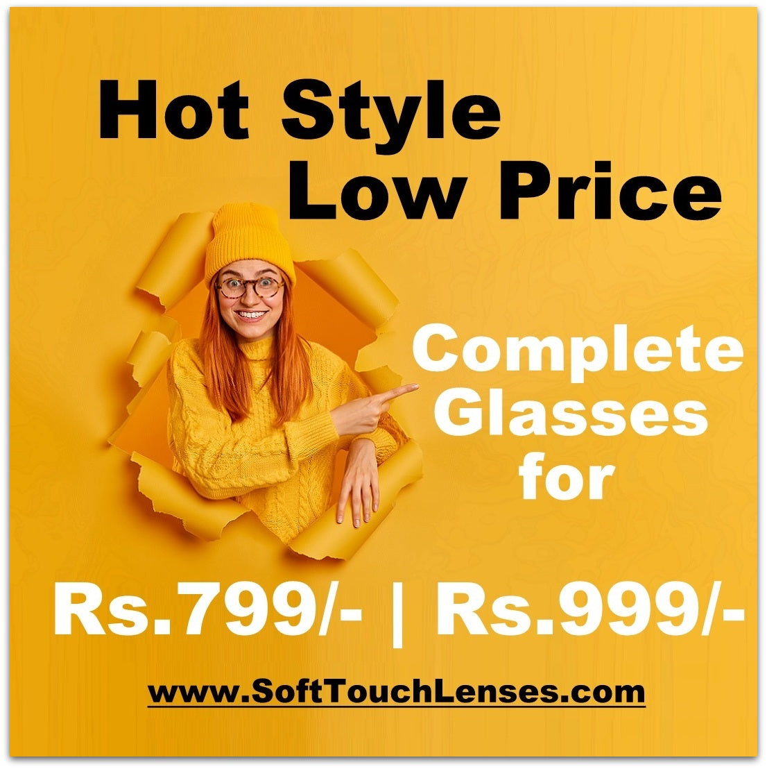 Complete Spectacles Rs.799 | Rs.999