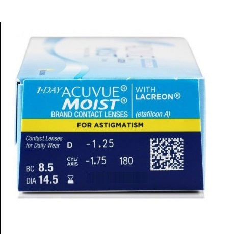 1-Day Acuvue Moist Toric Lenses