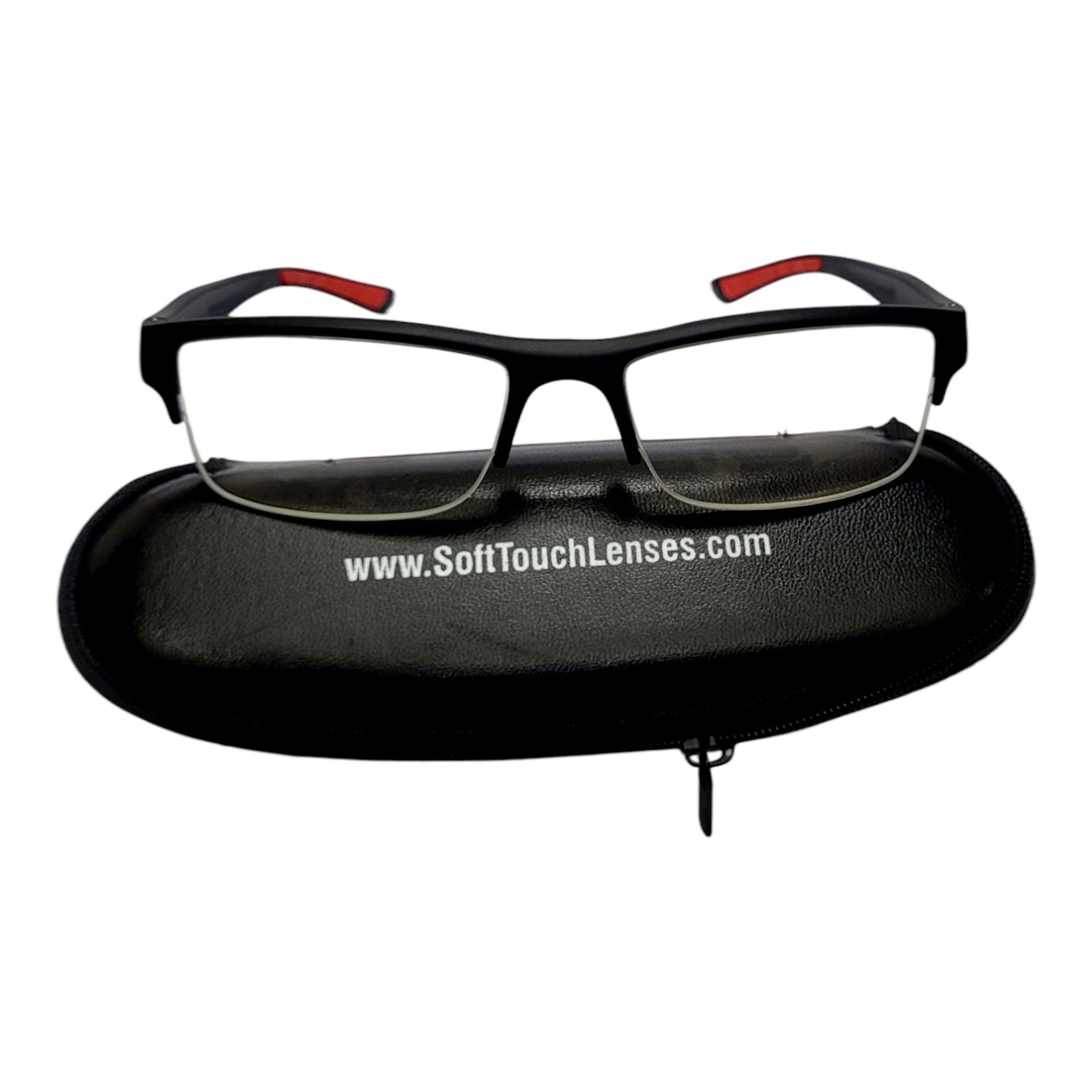 Affaires Black Semi Rimless Reading Glasses For Men and Women Model-3087
