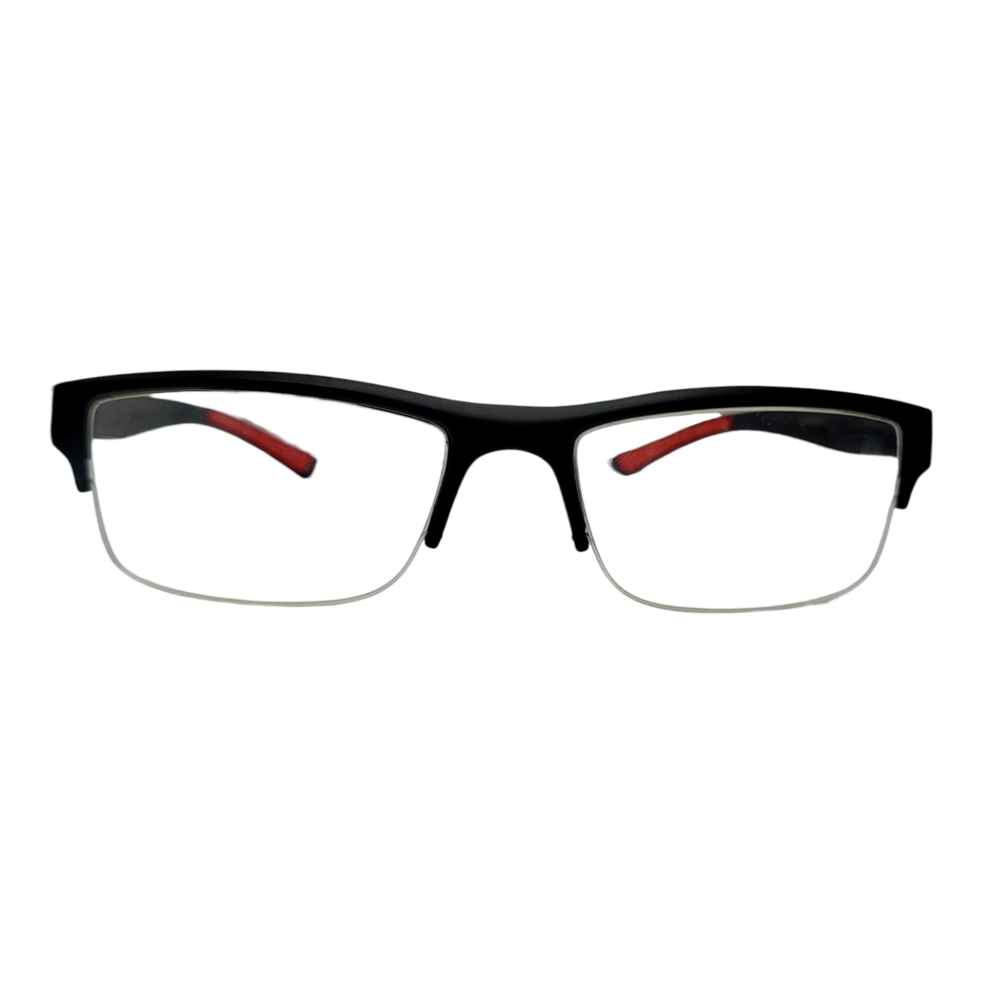Affaires Black Semi Rimless Reading Glasses For Men and Women Model-3087