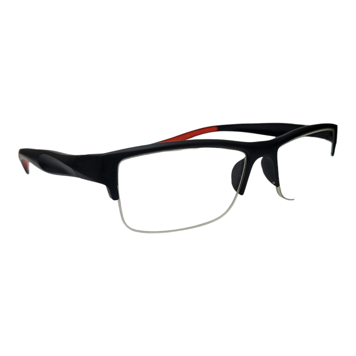 Affaires Black Semi Rimless Reading Glasses For Men and Women Model-3087