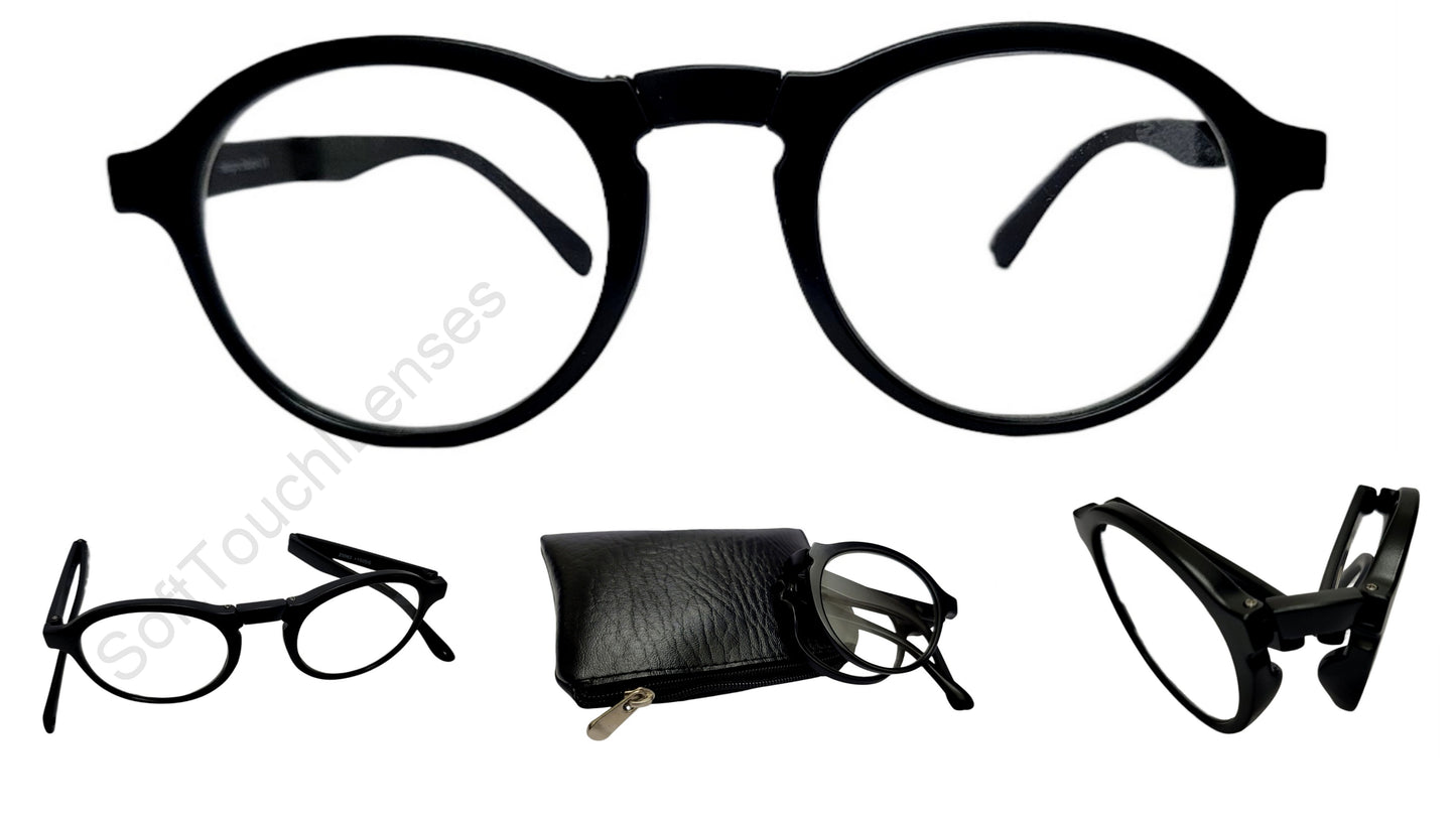 Affaires Folding Reading Glasses For Men and Women Black