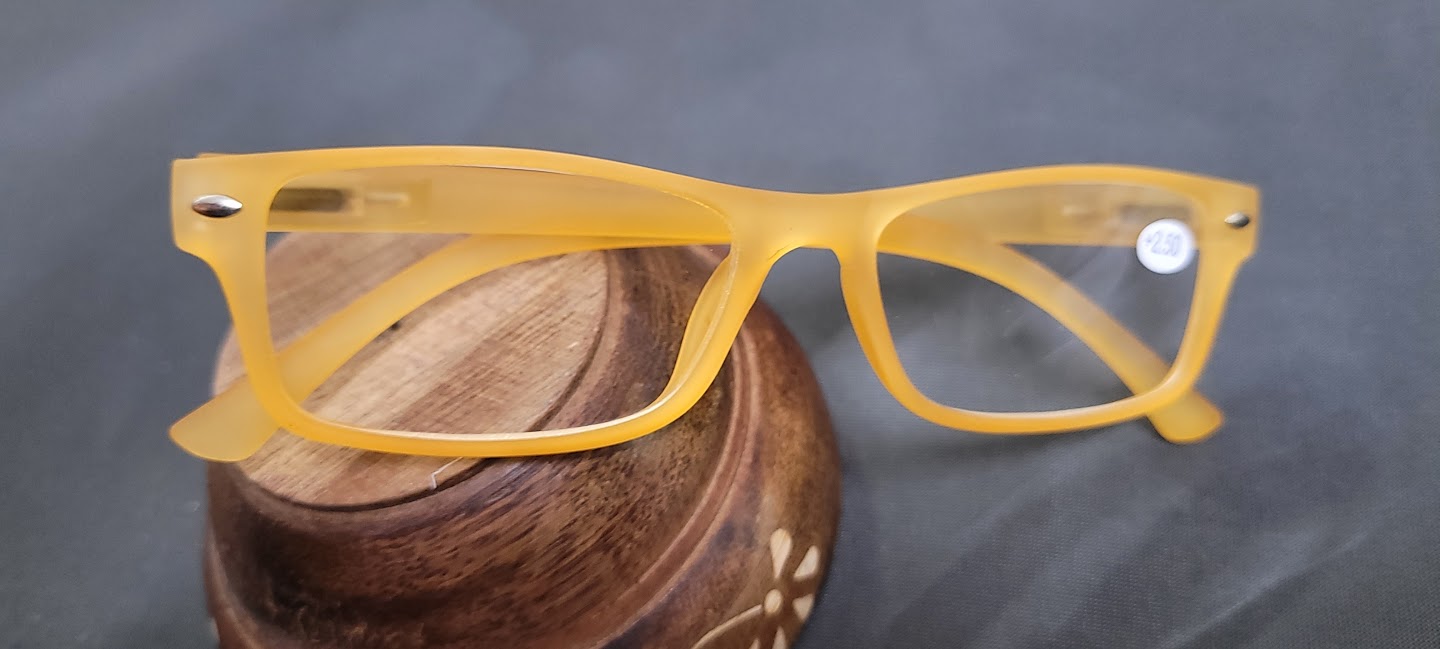 Orange reading glasses for men and women