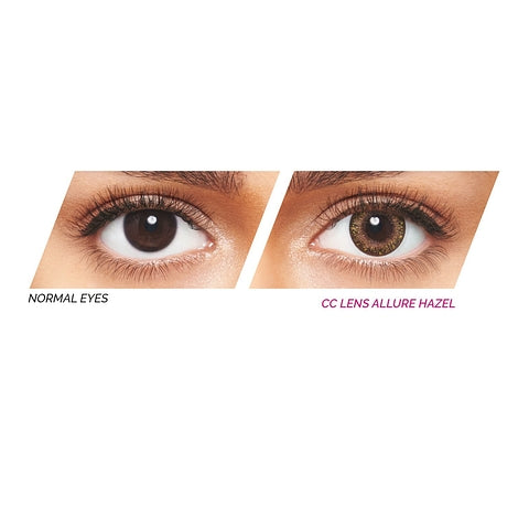 Freshlook Circle Color Allure Hazel - Daily Disposable Color Contact Lenses One-Day CC Lenses From Alcon (10 Lens/Box)