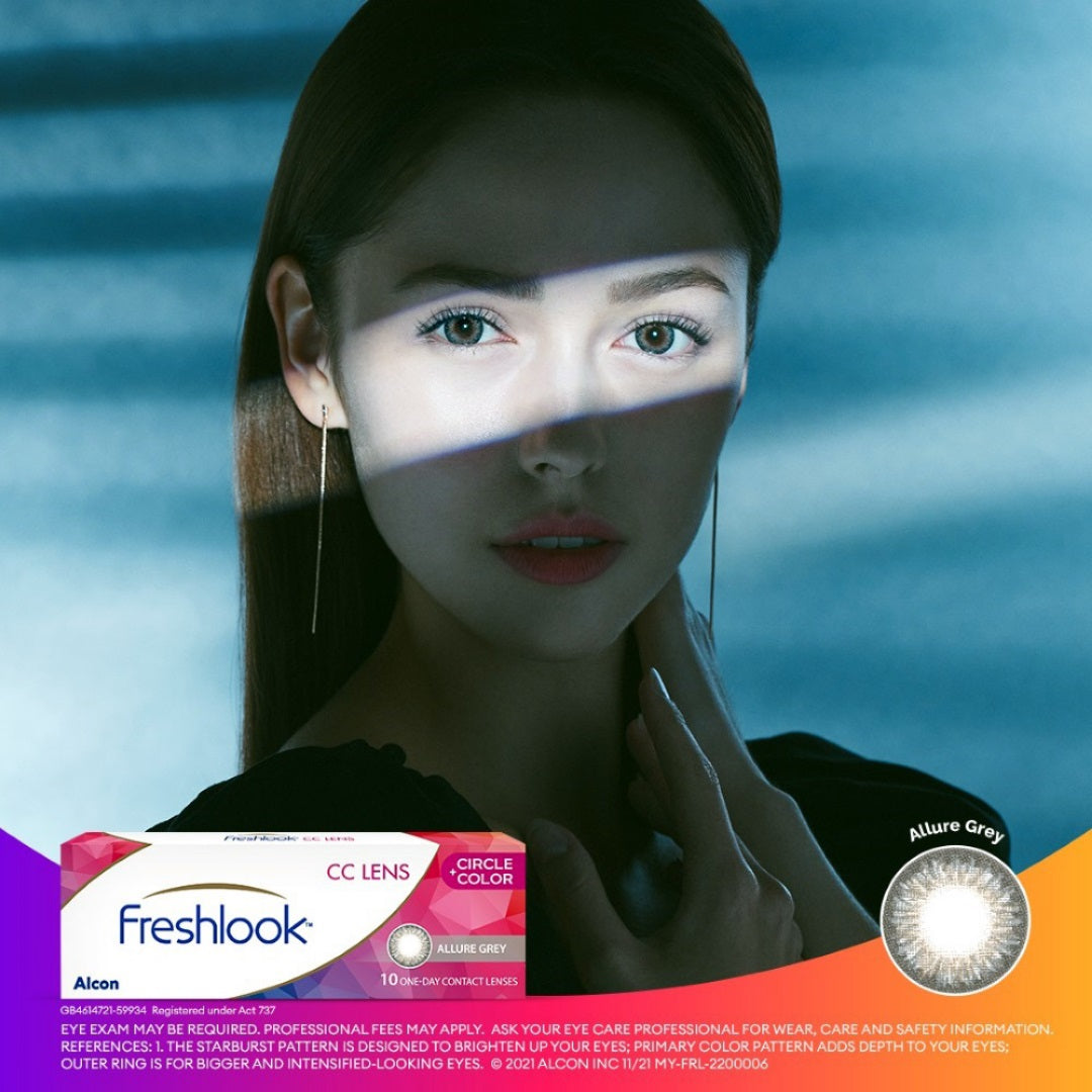 FreshLook Circle Color Allure Gray Daily Disposable Lenses