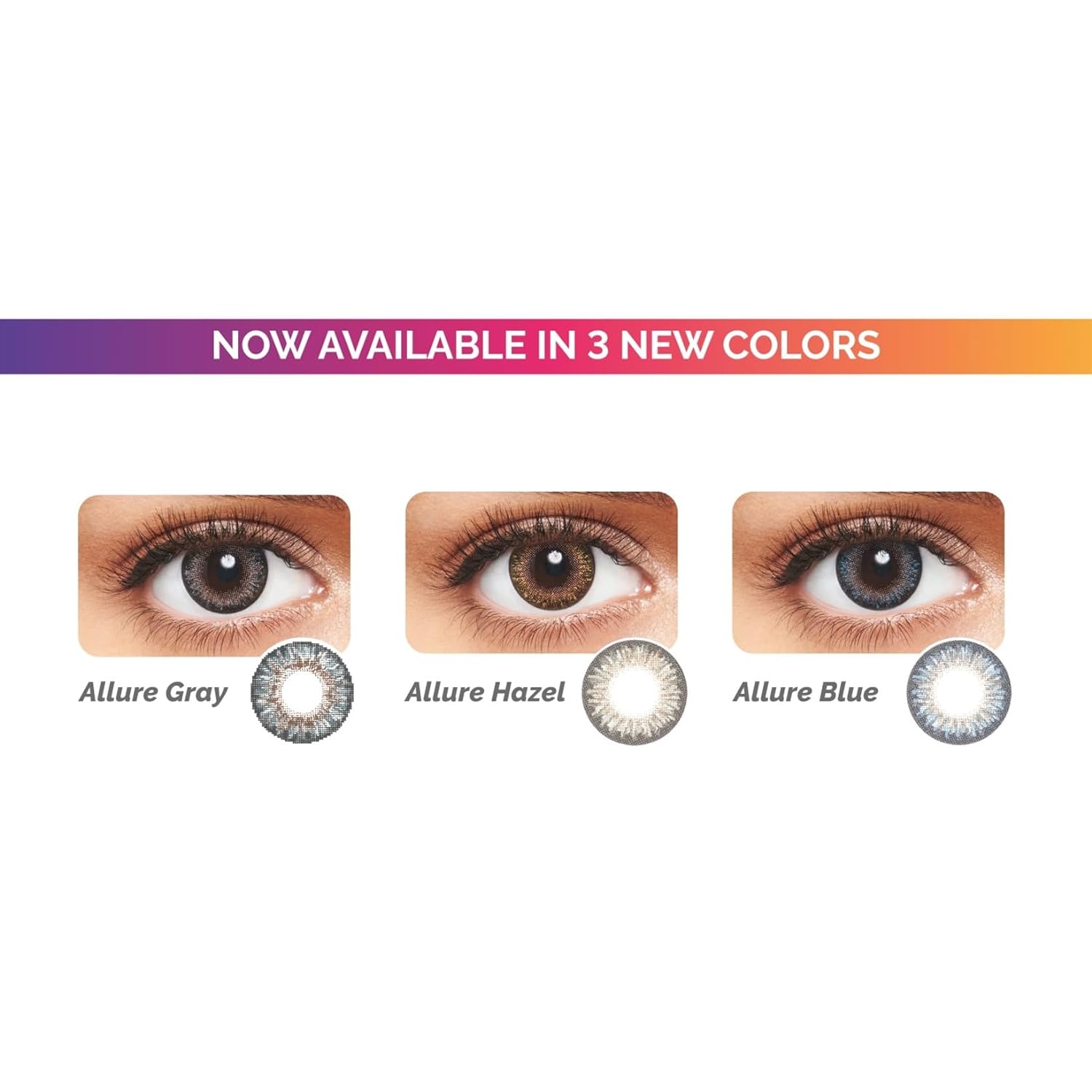 FreshLook Circle Color Allure Gray Daily Disposable Lenses