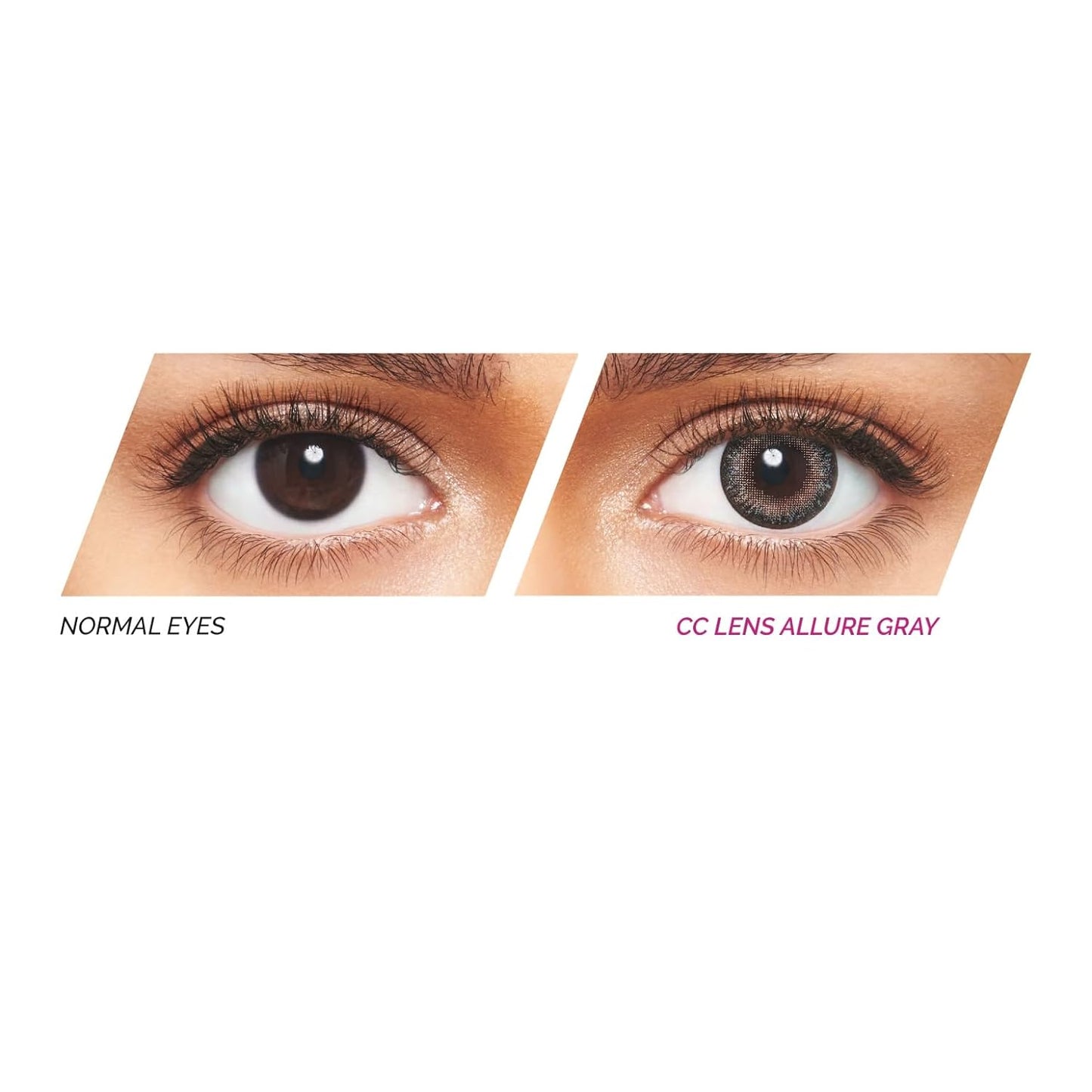 Freshlook Circle Color Allure Gray - Daily Disposable Color Contact Lenses One-Day CC Lenses From Alcon (10 Lens/Box)