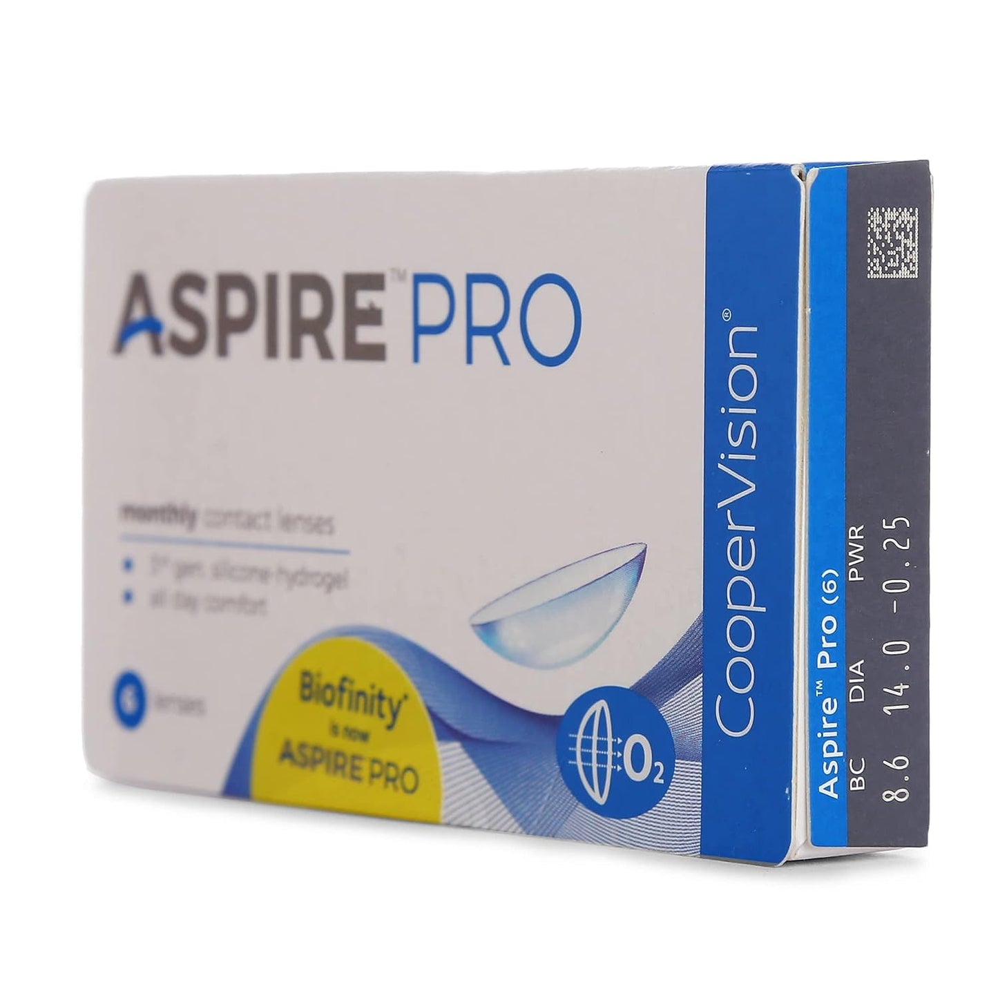 Aspire Pro Monthly Disposable Contact Lens CooperVision ( 6pcs in a Box )