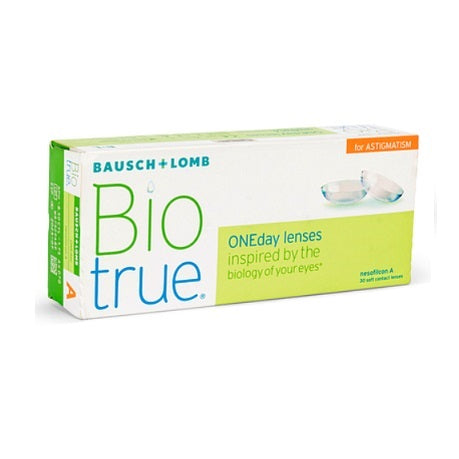 Bausch & Lomb Bio True One Day Lens For Astigmatism Toric Lenses (30 lenses in a box)