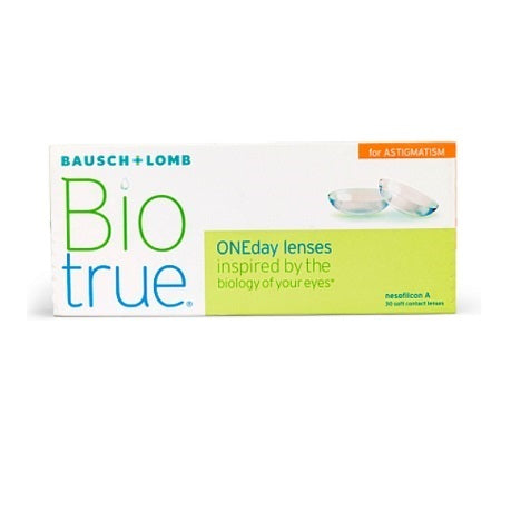 Bausch & Lomb Bio True One Day Lens For Astigmatism Toric Lenses (30 lenses in a box)