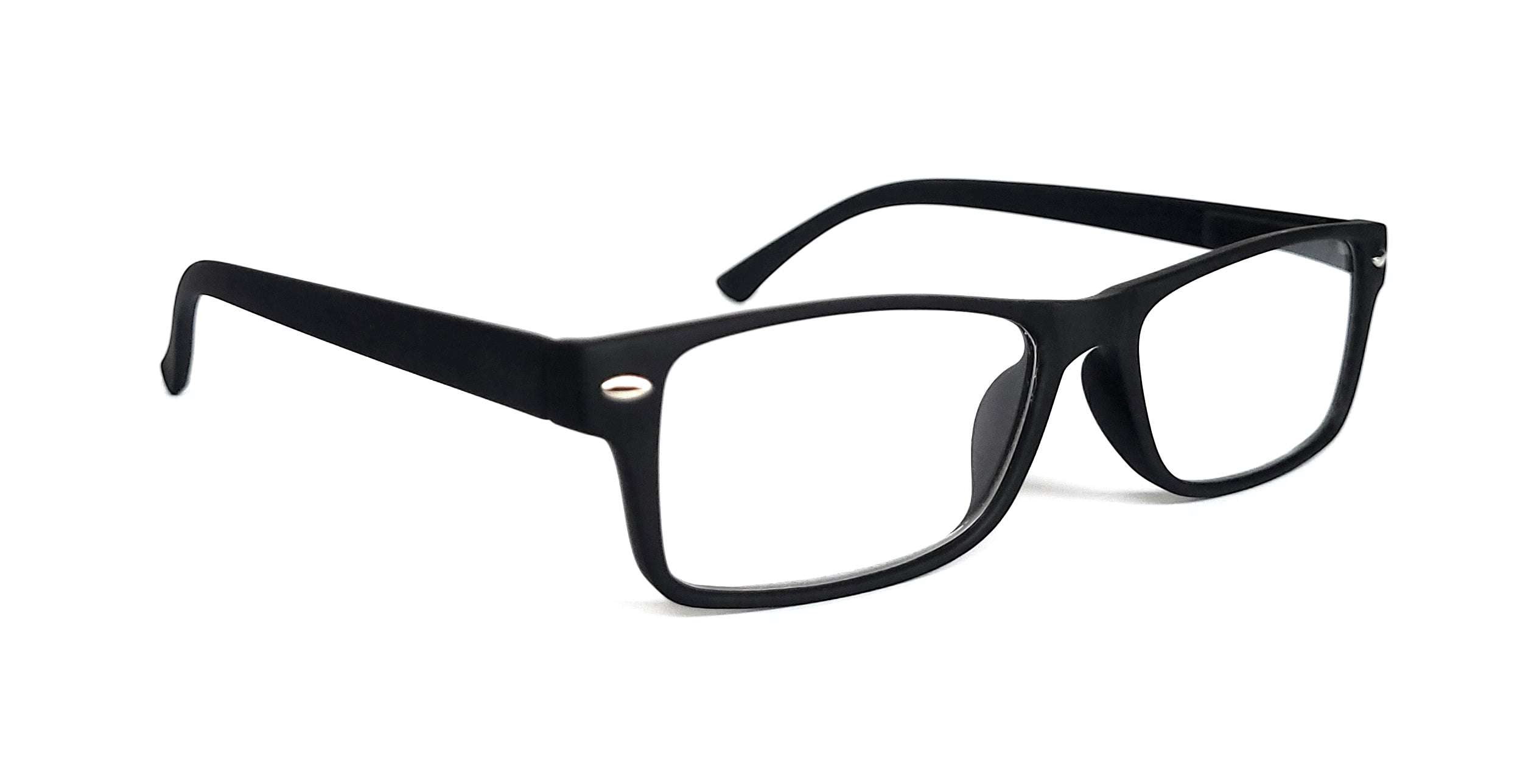 Affaires Black Reading Glasses for Men & Women - Scratch-Resistant UV Blocking Lenses