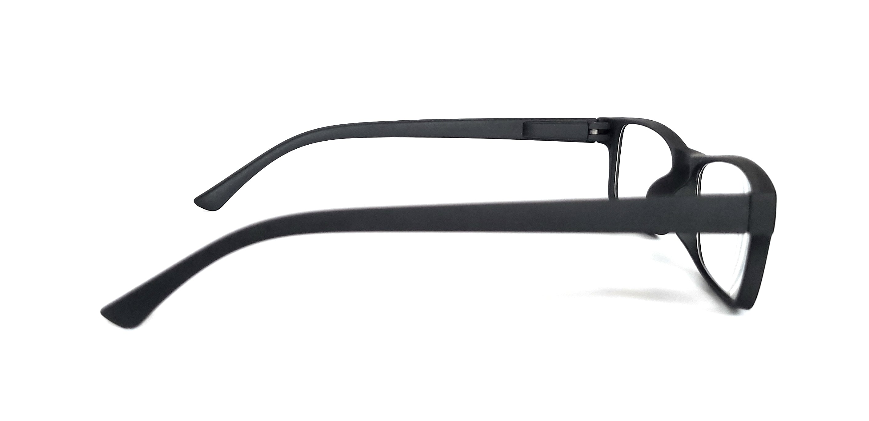 Affaires Black Reading Glasses for Men & Women - Scratch-Resistant UV Blocking Lenses