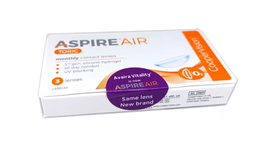 Aspire Air Torics Monthly Disposable Contact Lenses CooperVision ( 3pcs in a Box )