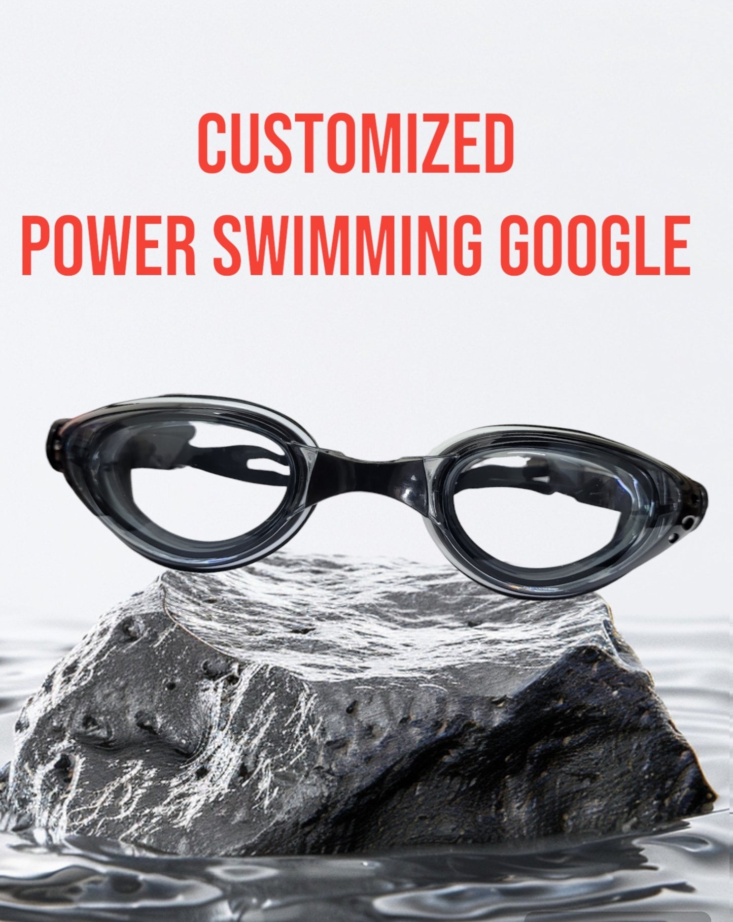 Customized Power Swimming Goggles FEIKE Rx Prescription Optical Corrective Lenses with UV Protection - by affaires