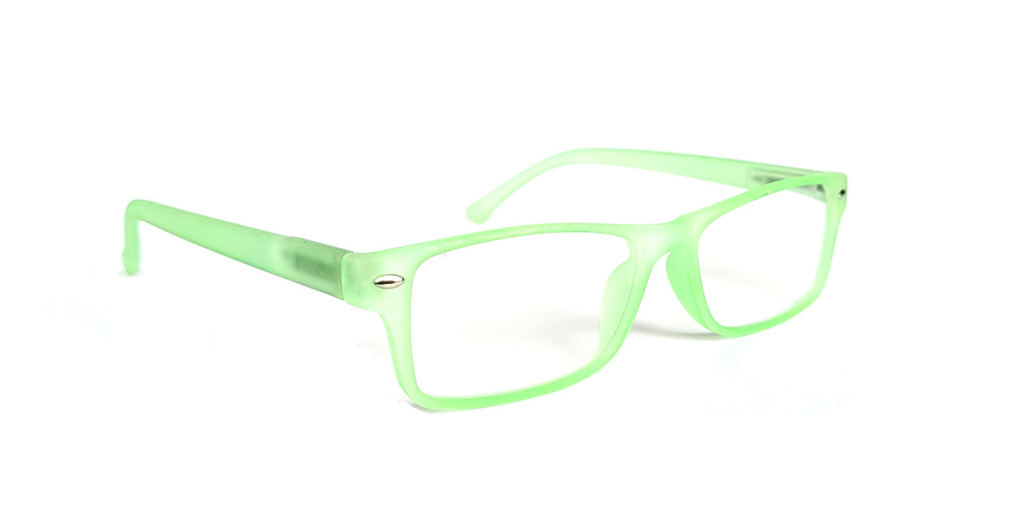 Affaires Green Reading Glasses For Men & Women Innovative Scratch Resistant UV Blocking Lenses , vibrant colorsful Design Power Reading Eyeglasses