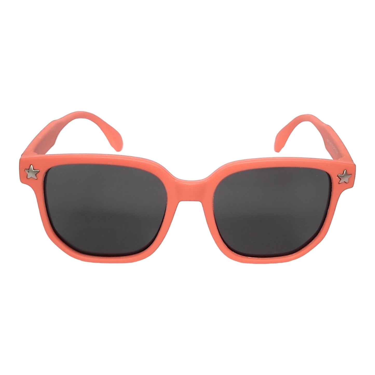 Wayfarer Kids Polarized Sunglasses for Children Age 4-9 Years Old, Girl or Boy  | affaires-9010 - Orange