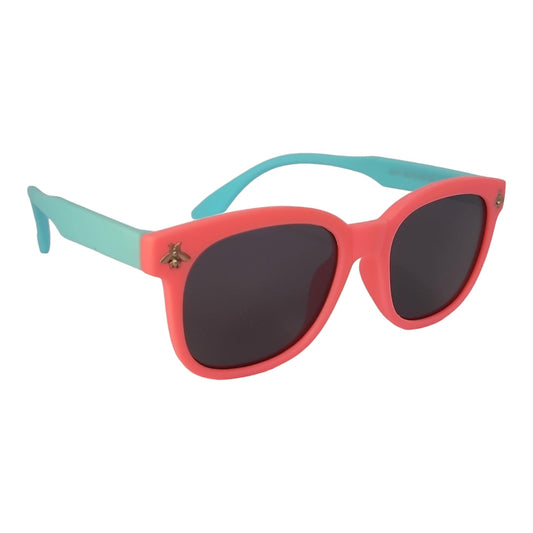 Stylish Kids Polarized Sunglasses for Shades Age 4-9 Years Old, Girl or Boy  | affaires-9011 - Pink-Blue