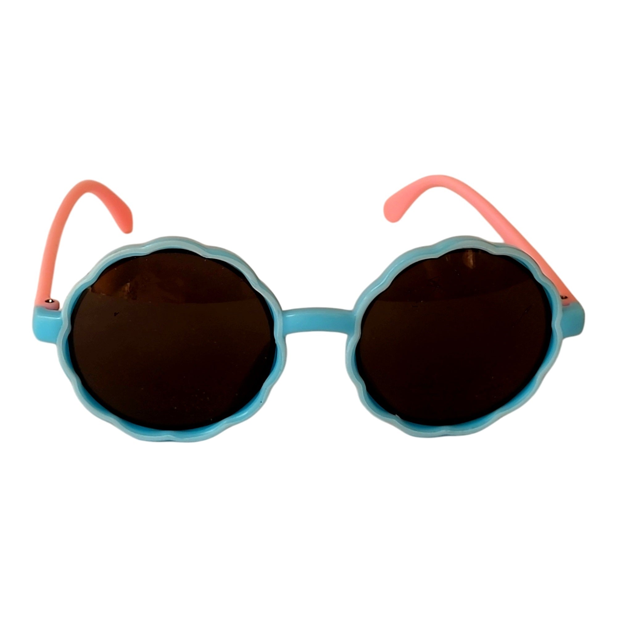 Round sunglasses for Kids ( 3yrs to 8yrs ) – affaires-2028-Blue-Pink