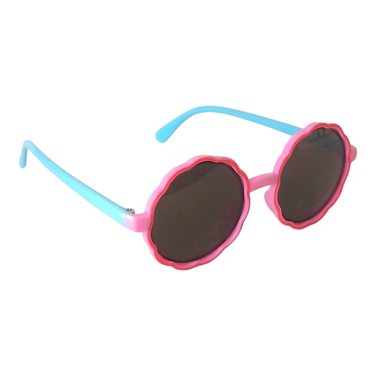 Round sunglasses for Kids ( 3yrs to 8yrs ) – affaires-2029-Purple-Blue