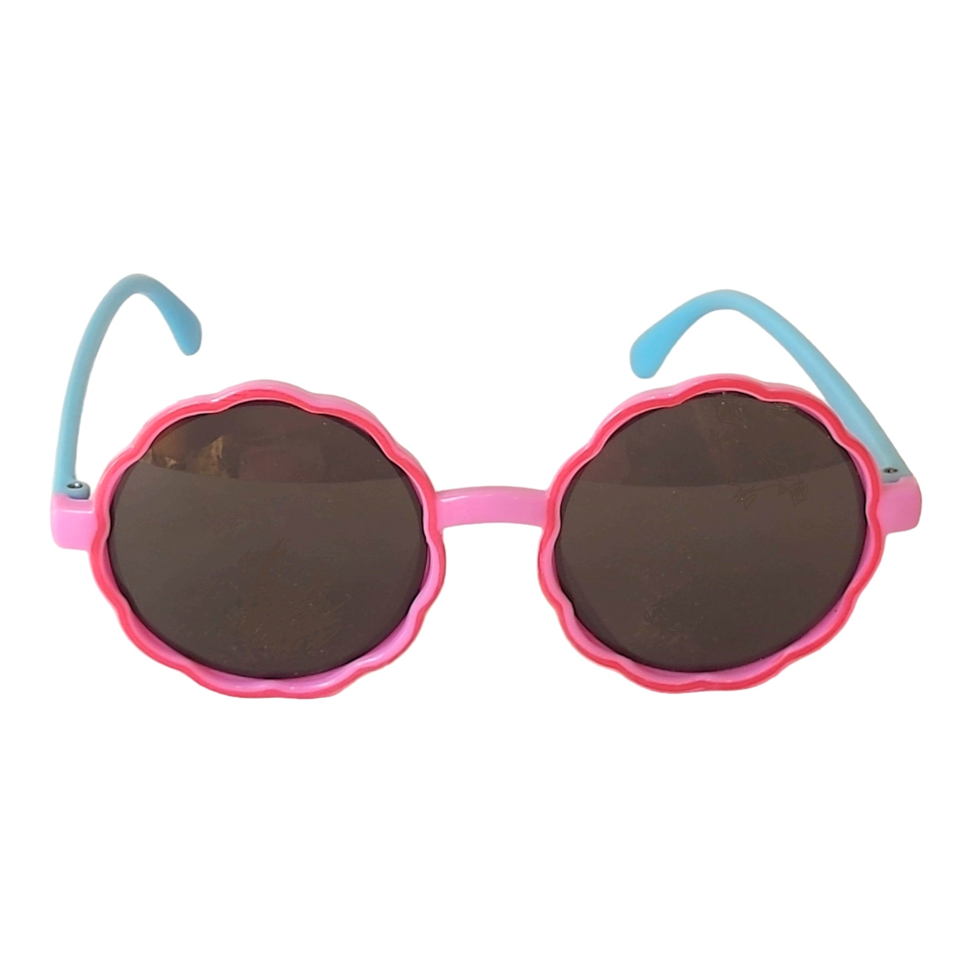 Round sunglasses for Kids ( 3yrs to 8yrs ) – affaires-2029-Purple-Blue