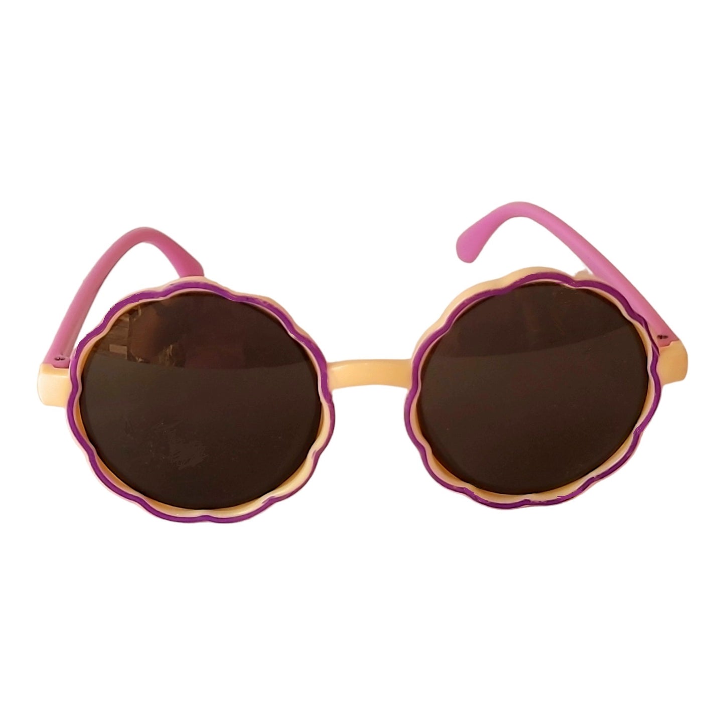 Round sunglasses for Kids ( 3yrs to 8yrs ) – affaires-2030-White-Purple