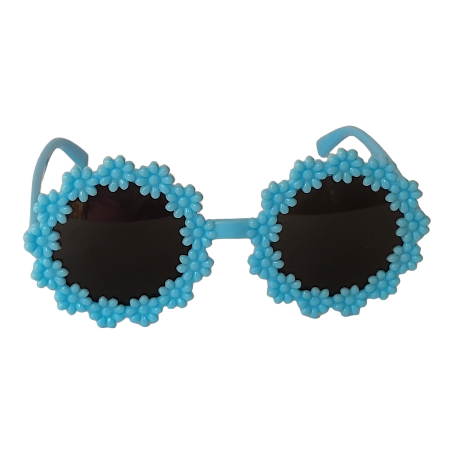 Flower Shape Round Sunglasses for kids - UV Protected Sunglasses - ( 3yrs to 8yrs ) – affaires-2036-Blue