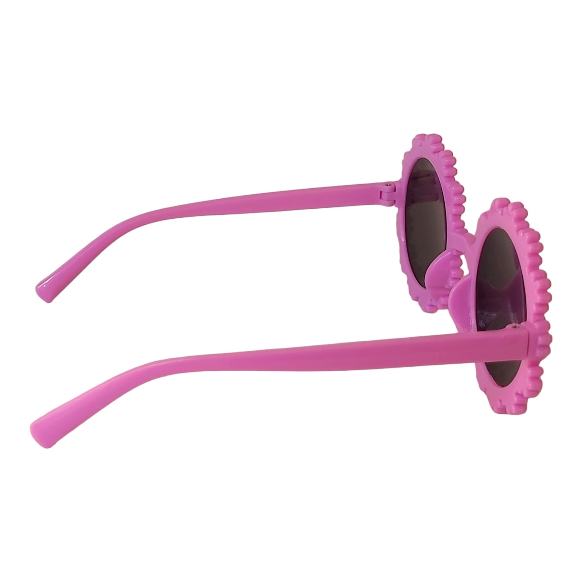 Flower Shape Round Sunglasses for kids - UV Protected Sunglasses - ( 3yrs to 8yrs ) – affaires-2037-Purple