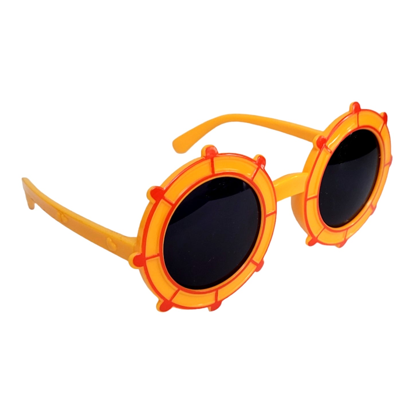 Round Shape Sunglasses for kids - UV Protected Sunglasses - ( 3yrs to 8yrs ) – affaires-2043-Orange