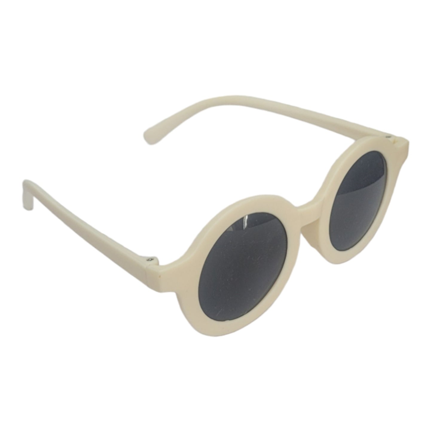 Round Kids sunglasses for Girls and Boys ( 3yrs to 8yrs ) – affaires-2025-Off-White