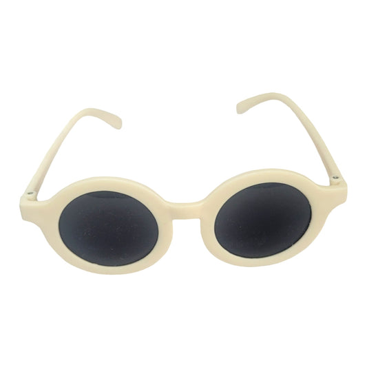Round Kids sunglasses for Girls and Boys ( 3yrs to 8yrs ) – affaires-2025-Off-White