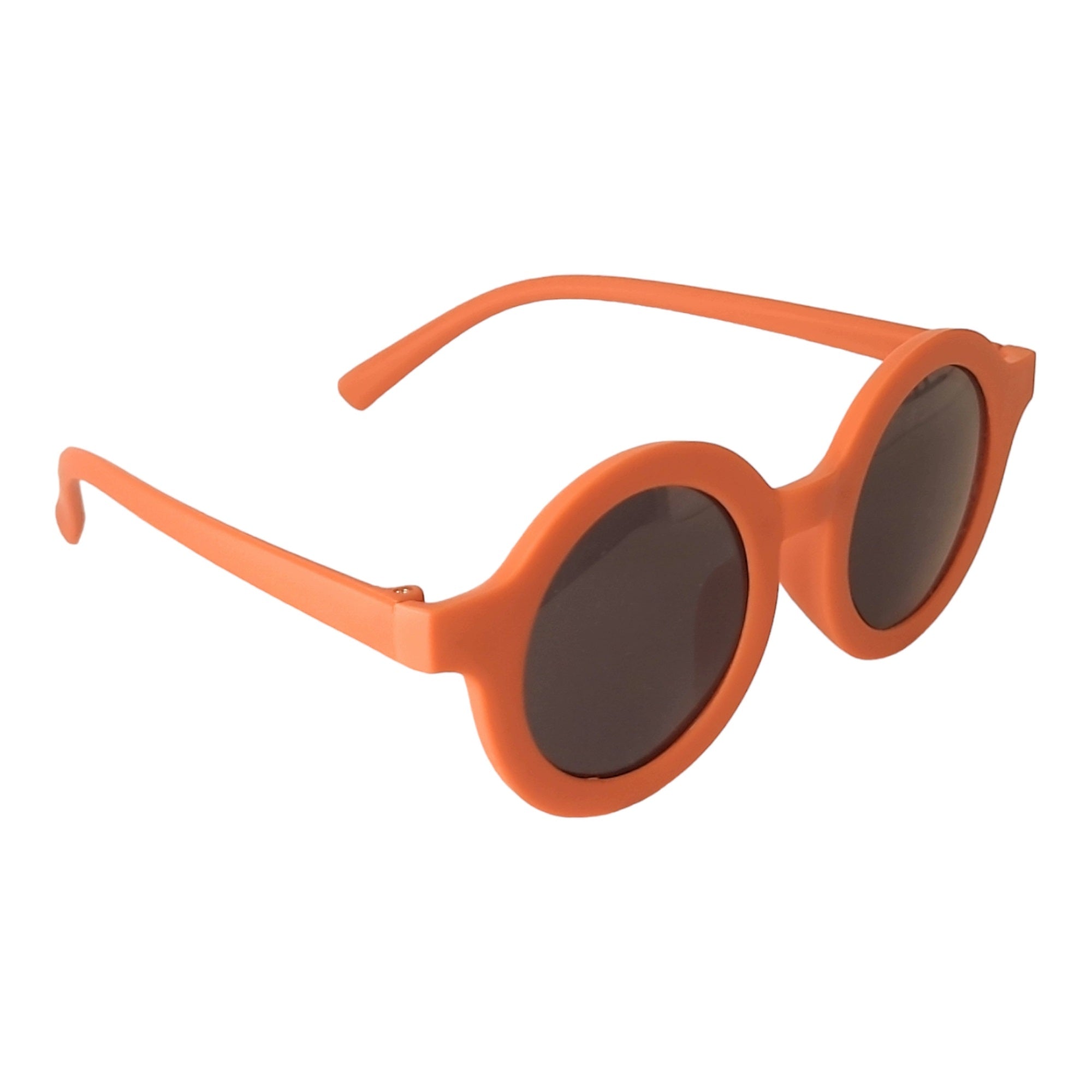 Round Kids sunglasses for Girls and Boys ( 3yrs to 8yrs ) – affaires-2027-Orange