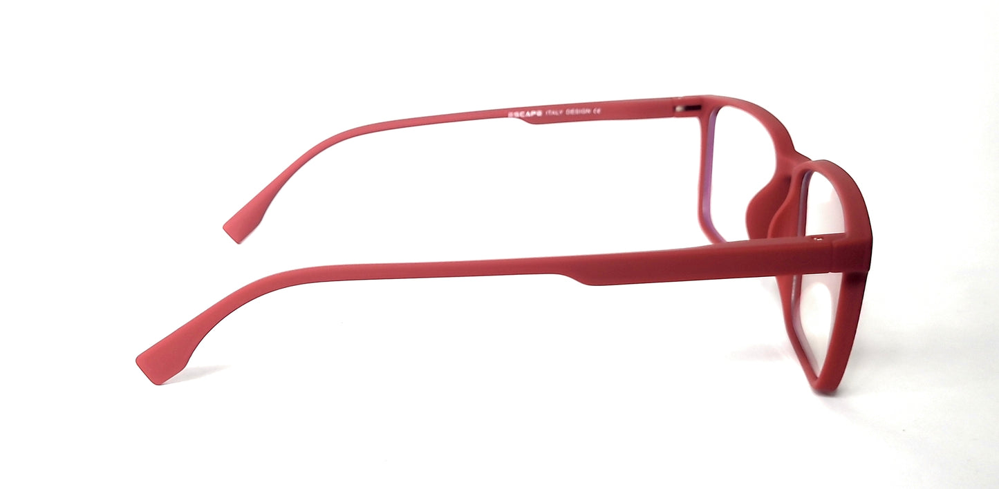 affaires BLU | Zero Power Blue Cut Computer Glasses | Anti Glare, Lightweight & Blocks Harmful Rays | UV Protection Specs | Men & Women | Large | LK 883 | LK-320 - Red