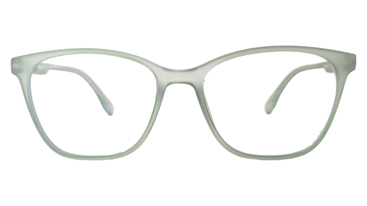 affaires BLU Trendy | Zero Power Blue Cut Computer Glasses | Anti Glare, Lightweight & Blocks Harmful Rays | UV Protection Specs | Men & Women | LK 890| LK-325 - Green