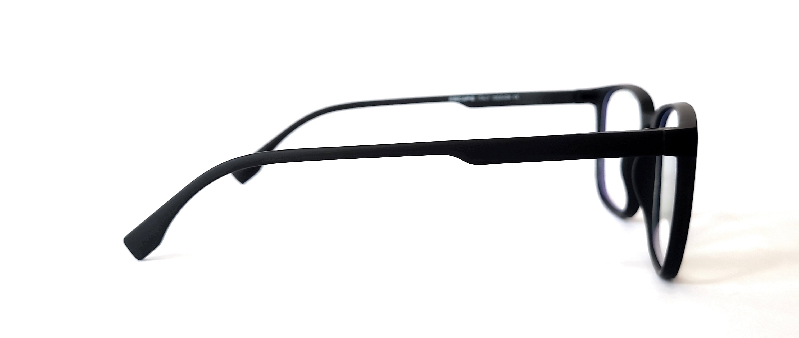 Affaires Black Blue Cut Glasses