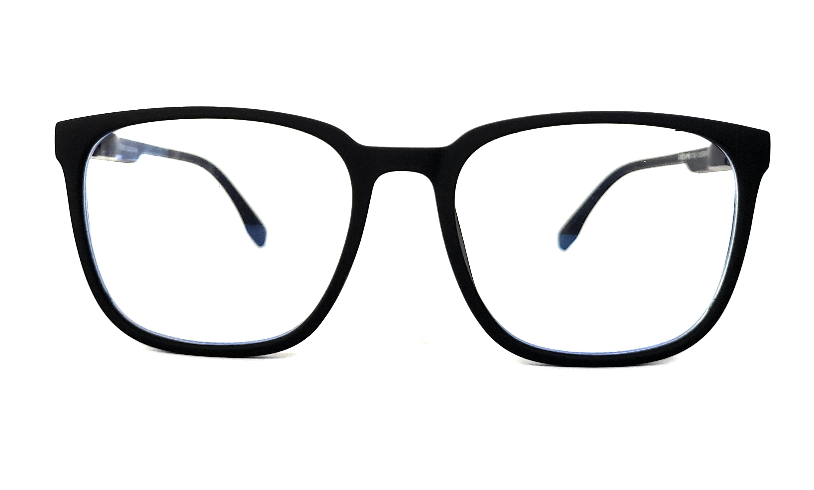 Affaires Black Blue Cut Glasses