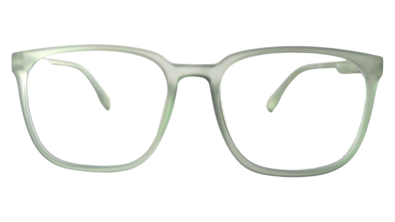 Affaires Green Blue Cut Glasses